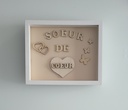 Cadre Scrabble (Rectangle) Soeur de Coeur 1