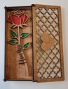 Rose personnalisée en MDF