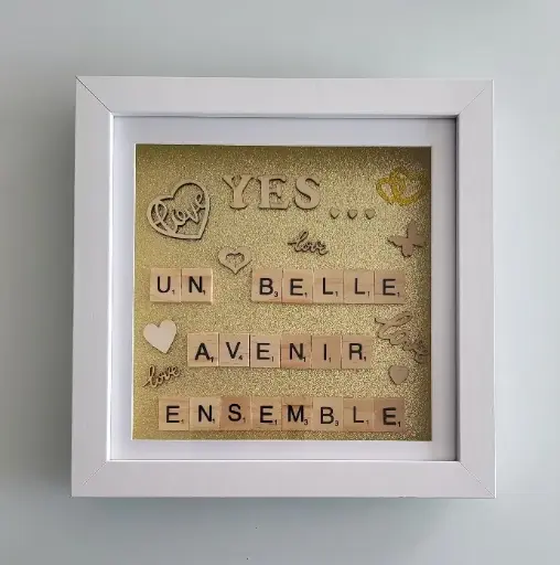 Cadre Scrabble Avenir Ensemble